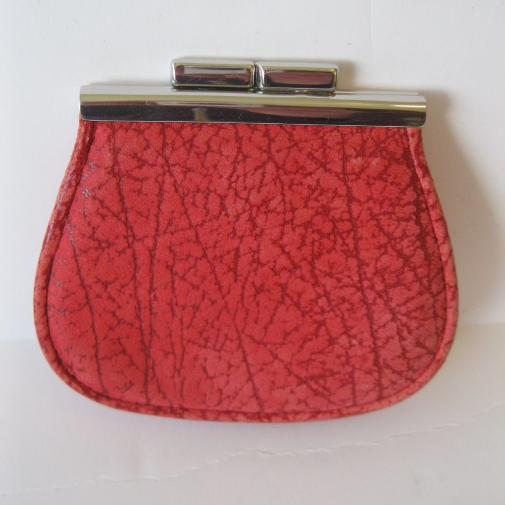 Pacco Australia Red Leather coin purse - Picture 2 of 4